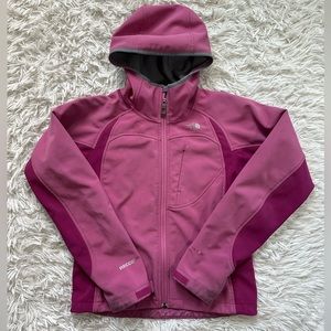 The North Face Women’s Apex RECCO Softshell Zip Up Jacket Light Pink Size Small